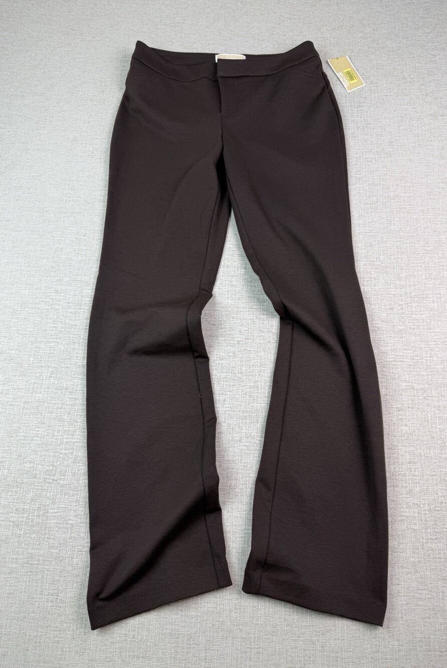 Michael Kors Women’s 8 Chocolate Brown Stretch Flare Dress Pants NWT